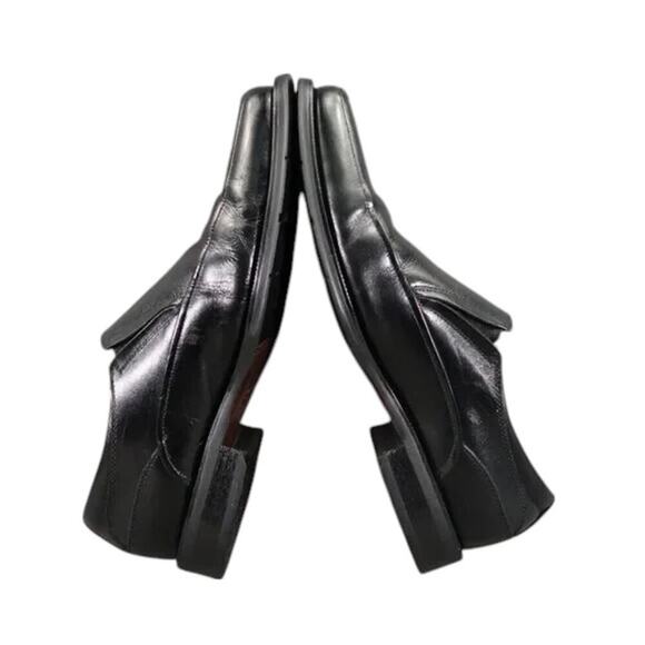 Florsheim Shoes Mens 8.5 Loafer Slip On Classic Black Leather Square Toe Comfort main image 5